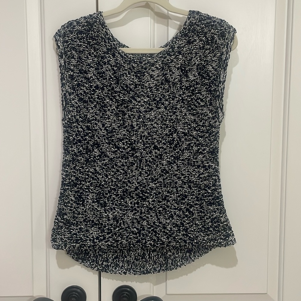 Alice and Olivia Marled Tank Sweater